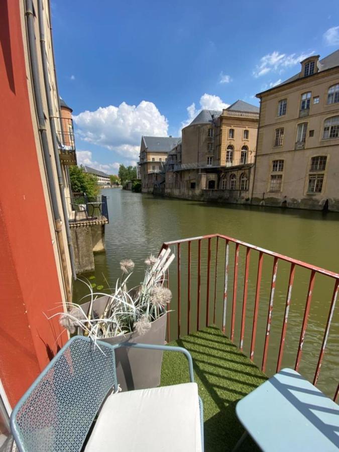 Romantique "Comme A Venise" Au Bord De L'Eau Avec Parking Metz Exterior photo